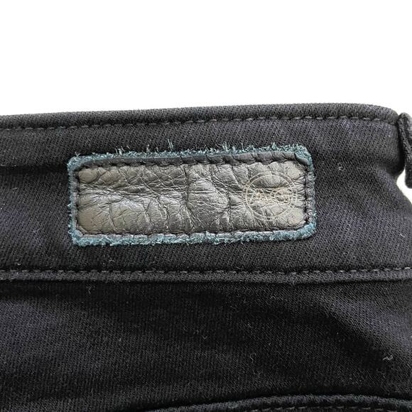 AG The Farrah High Waist Ankle Skinny Jeans Black - Picture 6 of 14
